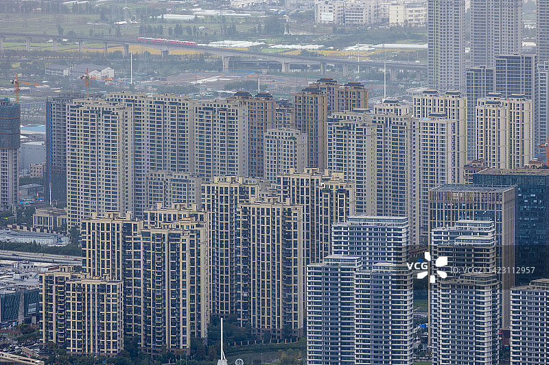 温州瓯海区的城市建设图片素材