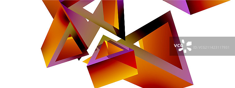 三角形抽象背景3d基本图片素材
