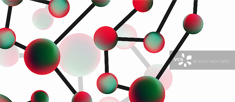 线点连接几何抽象图片素材