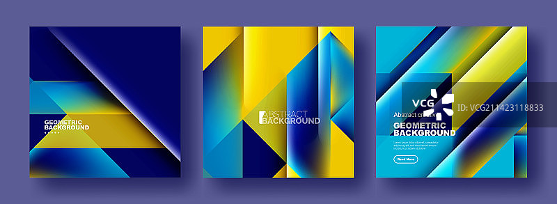 一组抽象背景-重叠图片素材