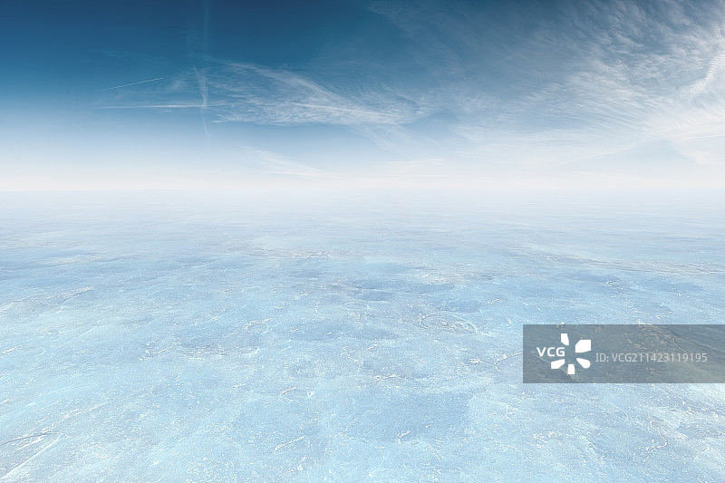 空旷的冰面图片素材