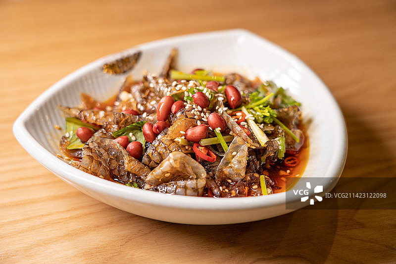 特色凉菜 凉拌鱼皮图片素材