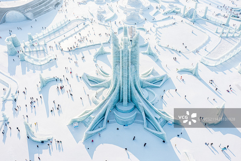 哈尔滨冰雪大世界图片素材