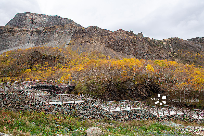 长白山秋季风光图片素材
