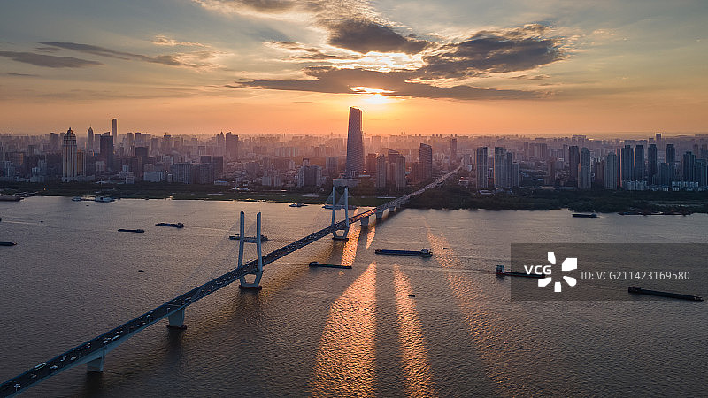 武汉长江二桥 武汉天地图片素材
