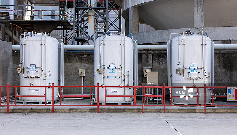 工业用特种气体储存罐图片素材