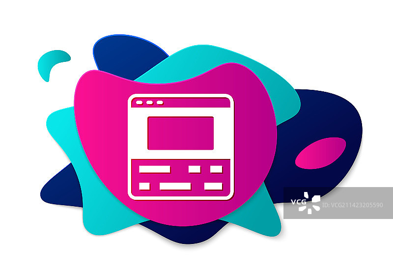 笔记本电脑上的彩色视频录制或编辑软件图片素材