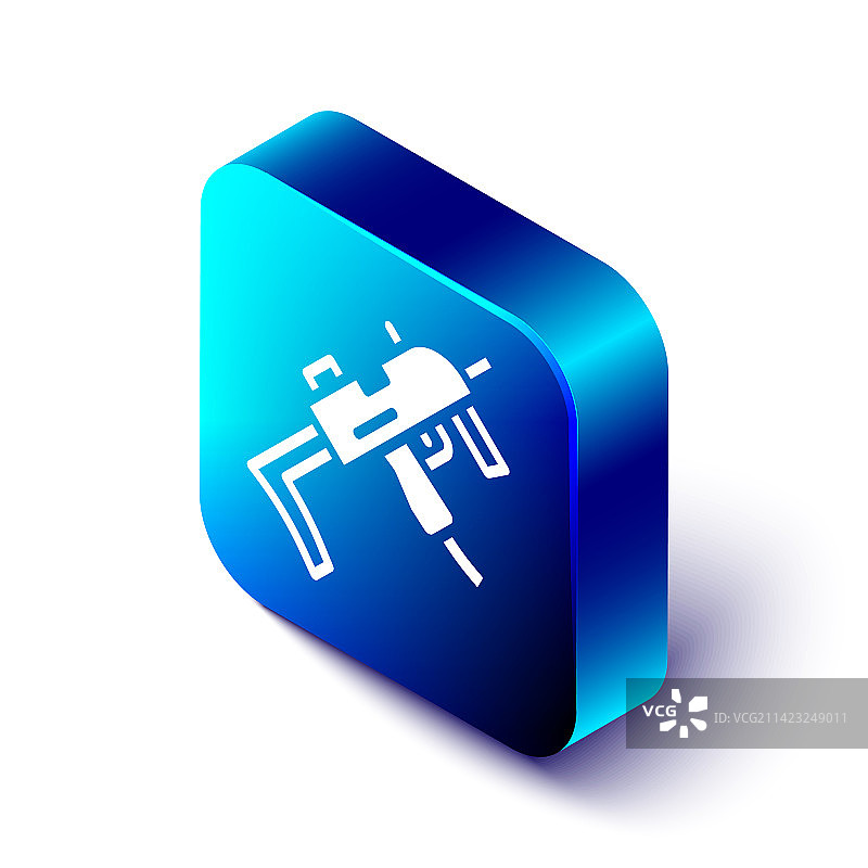 2.5D MP9冲锋枪图标图片素材