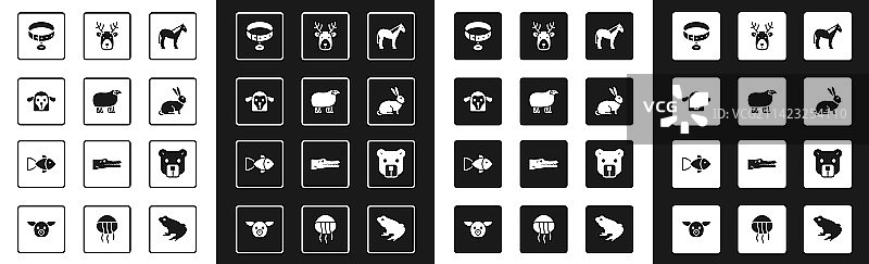 马羊头项圈兔子素材图片素材