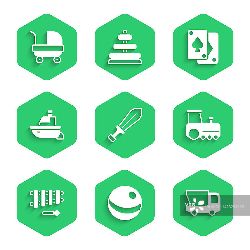 玩具剑沙滩球玩具卡车火车图片素材