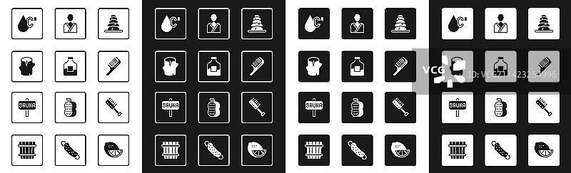 热石伏特加木原木堆叠图片素材