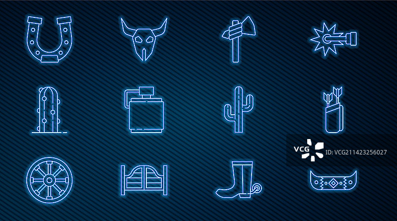 皮划艇或独木舟和箭袋图片素材