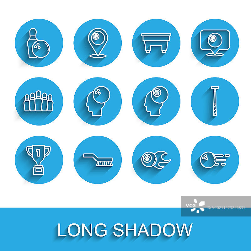 奖杯台球桌刷保龄球瓶图片素材