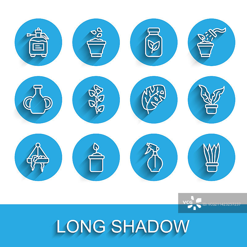 悬挂盆栽绿芽瓶banner图片素材