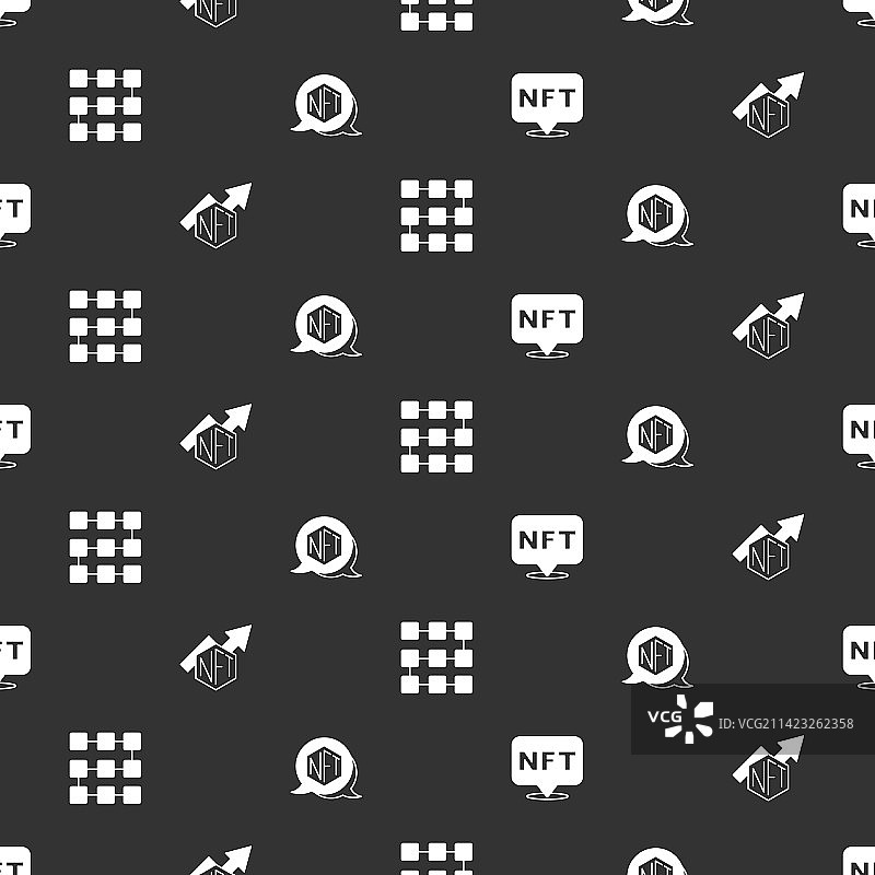 NFT数字加密货币增长条形图素材图片素材