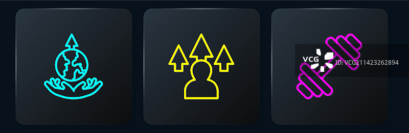 世界扩张哑铃和前端图片素材