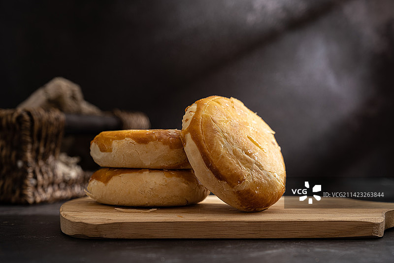 传统中式糕点老婆饼图片素材