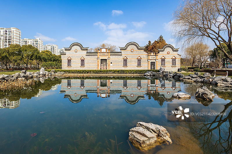 上海浦东牡丹园图片素材