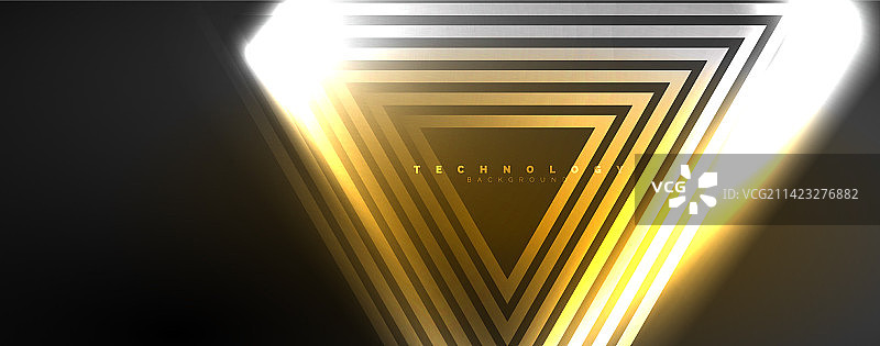 霓虹灯发光的科技线高科技未来图片素材