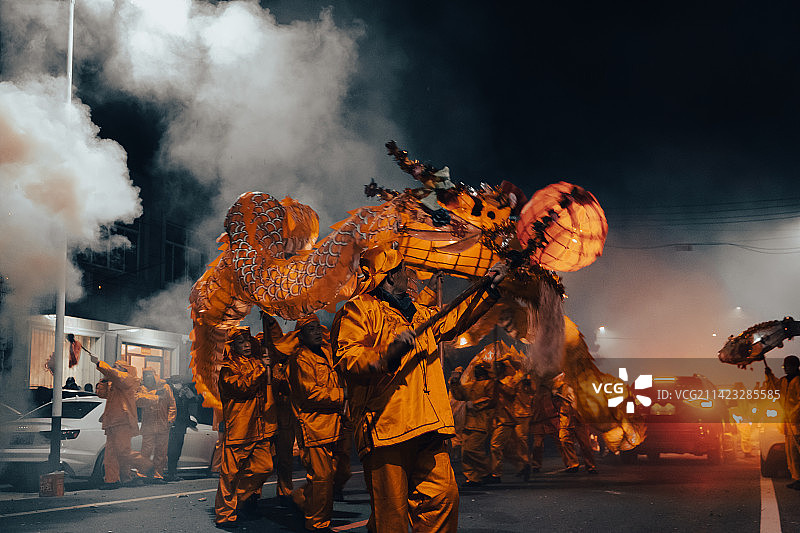 舞龙灯图片素材