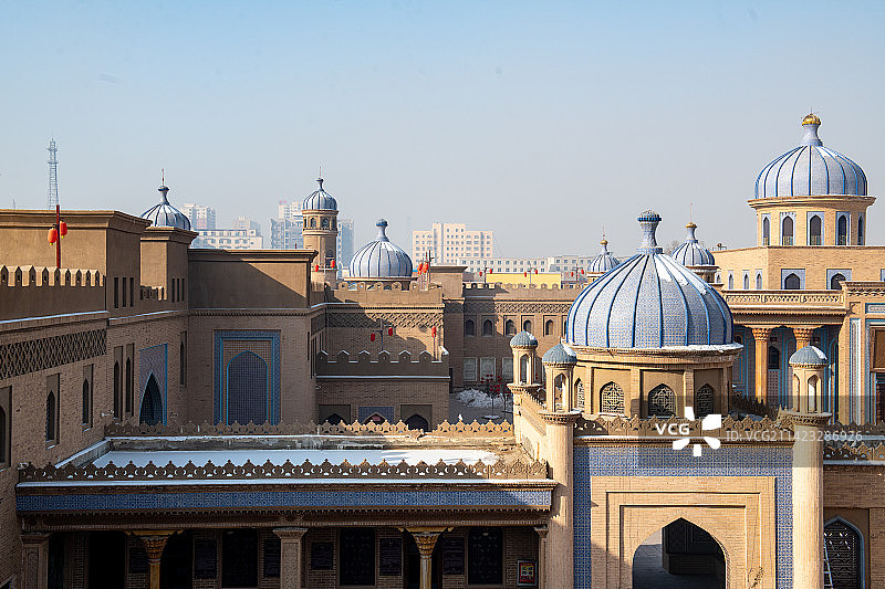 新疆喀什地区莎车老城叶尔羌汗王宫图片素材