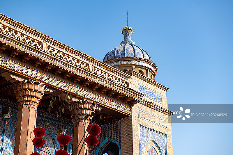 新疆喀什地区莎车老城叶尔羌汗王宫图片素材