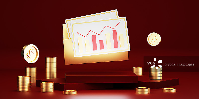 金融投资理财基金场景图片素材