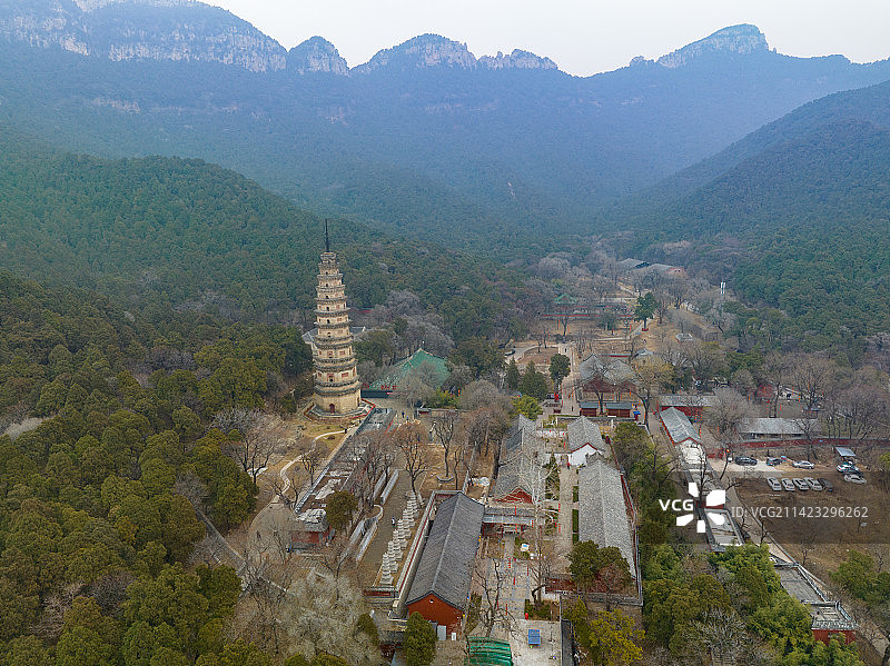 济南灵岩寺图片素材