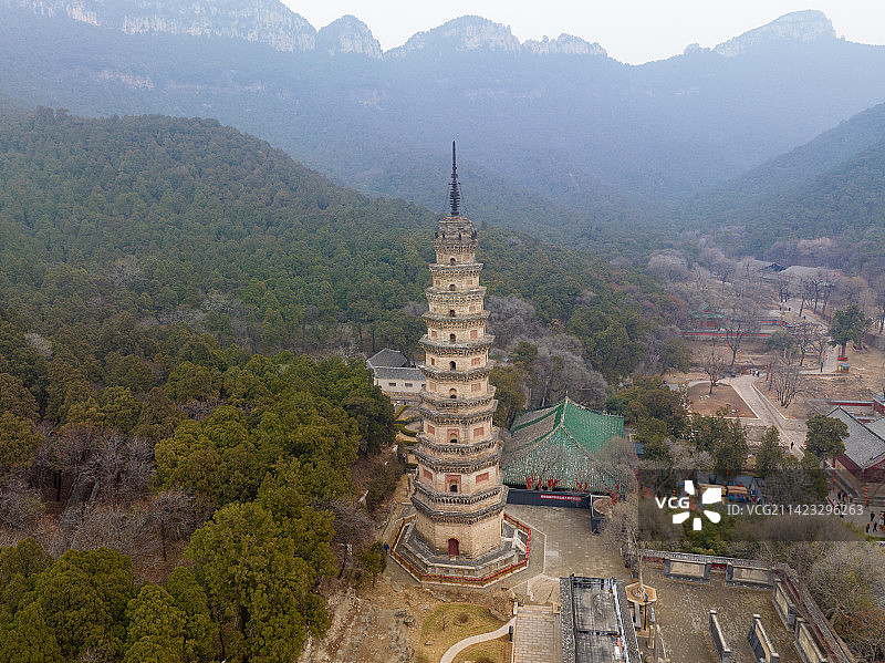 济南灵岩寺图片素材