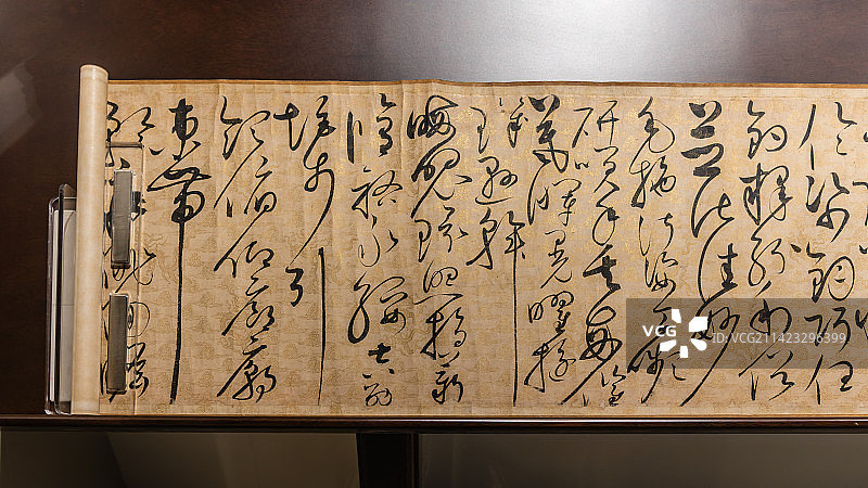 中国北宋赵佶草书千字文卷图片素材