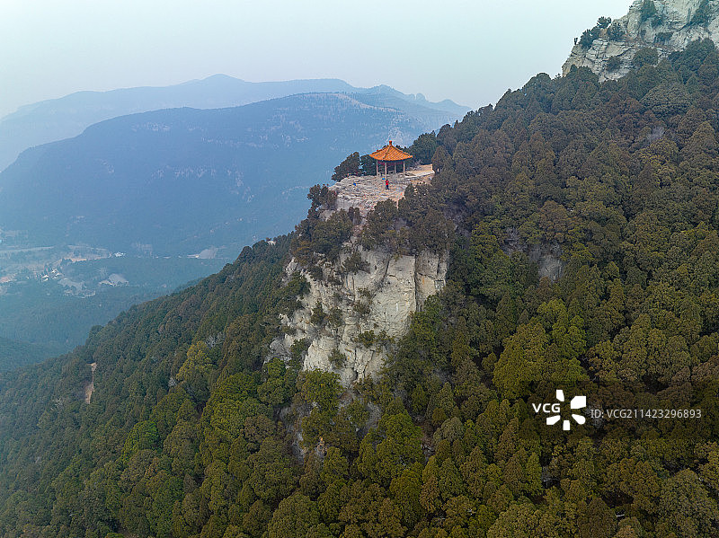 济南灵岩寺方山图片素材