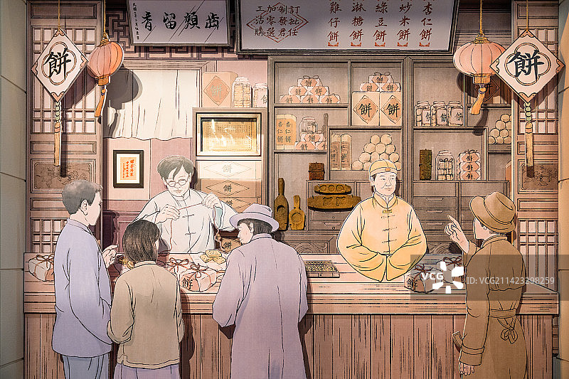 粤菜茶楼图片素材