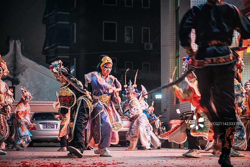 英歌舞表演图片素材