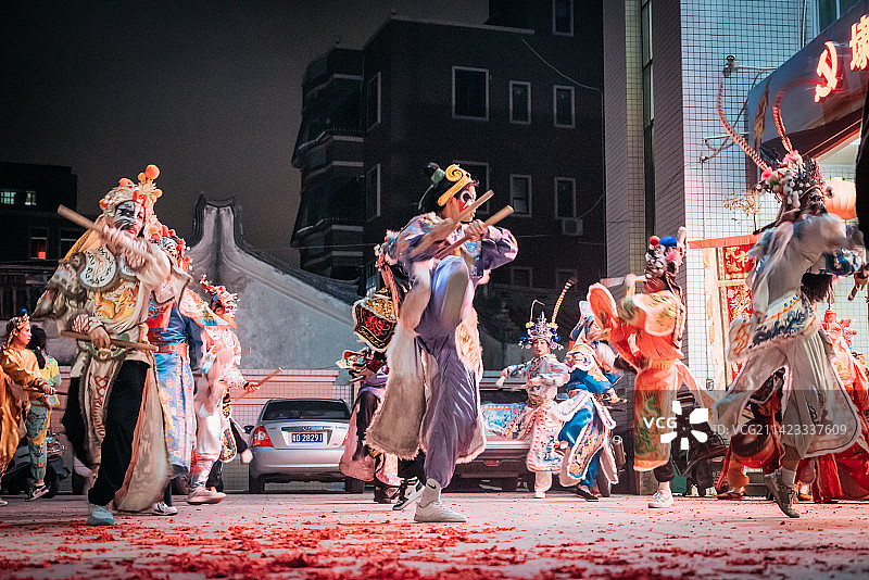 英歌舞表演图片素材