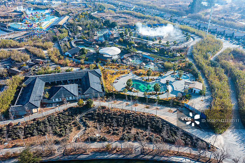 云南省大理州洱源县大理地热国风景区图片素材