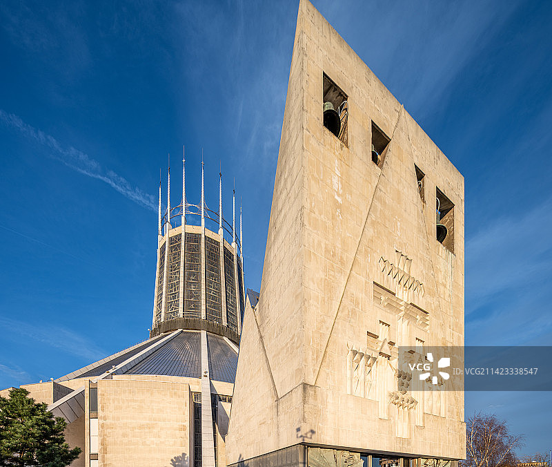 英国利物浦大教堂基督教图片素材