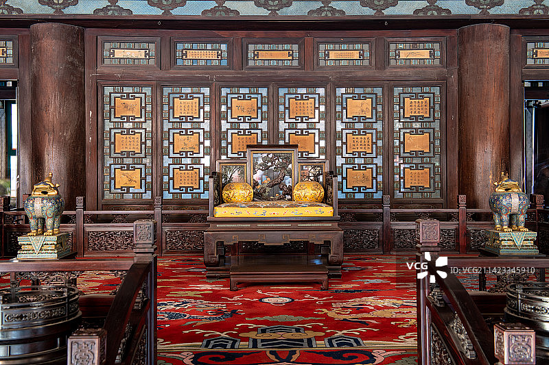 北京故宫乐寿堂图片素材