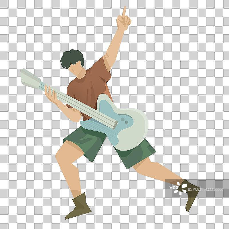 摇滚男孩图片素材