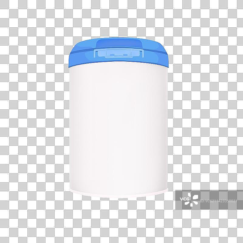 蓝色奶粉罐图片素材