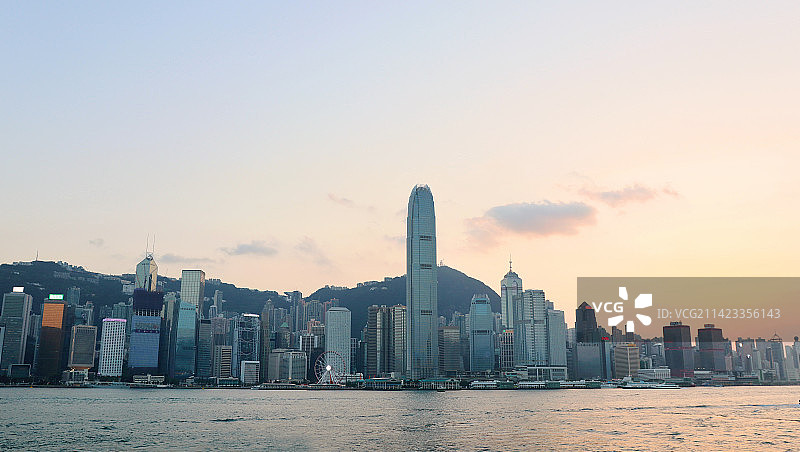 香港特别行政区维多利亚港中环广场图片素材