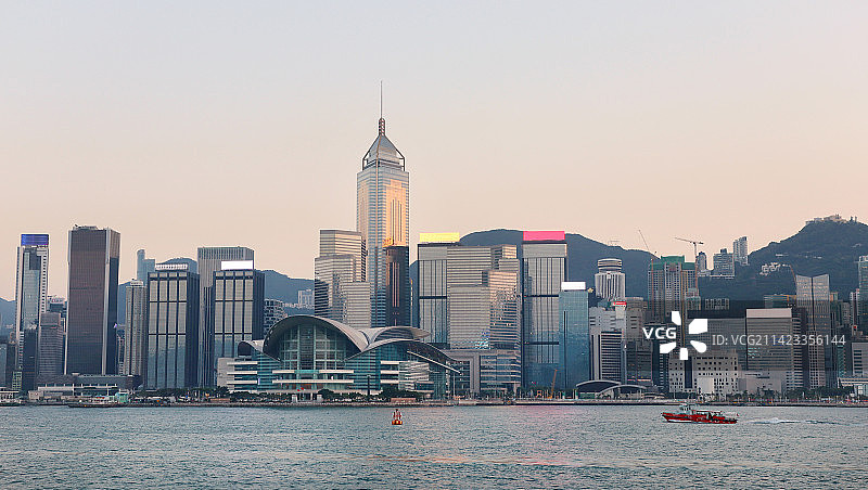 香港特别行政区维多利亚港中环广场图片素材