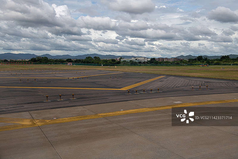 机场跑道图片素材
