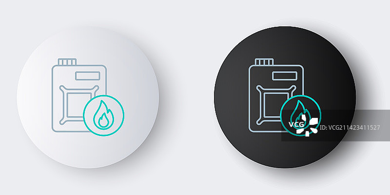 线筒用于电机机油图标隔离图片素材