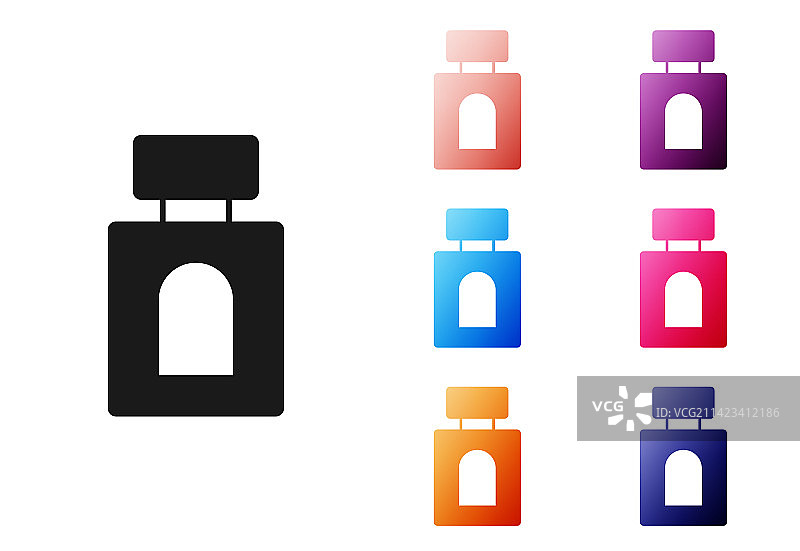 黑色须后水图标图片素材