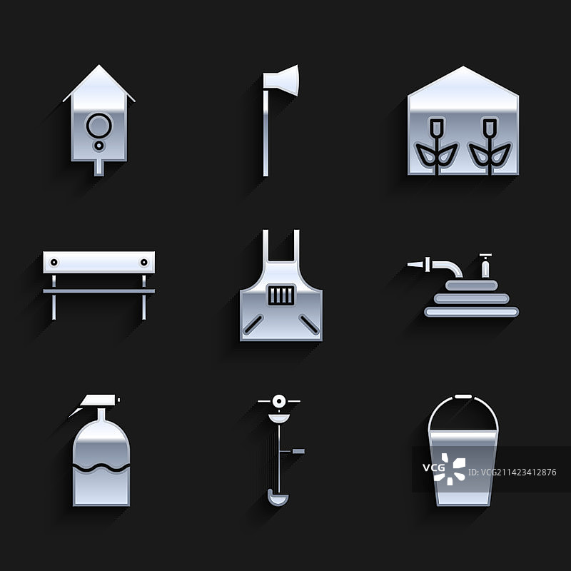 厨房围裙草和除草电动工具图片素材