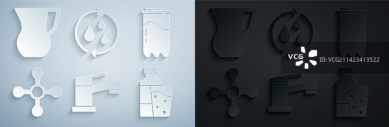 水龙头滤芯瓶装水素材图片素材