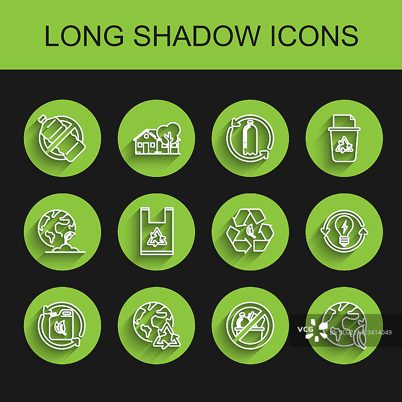 双筒望远镜生物燃料罐地球组合图片素材