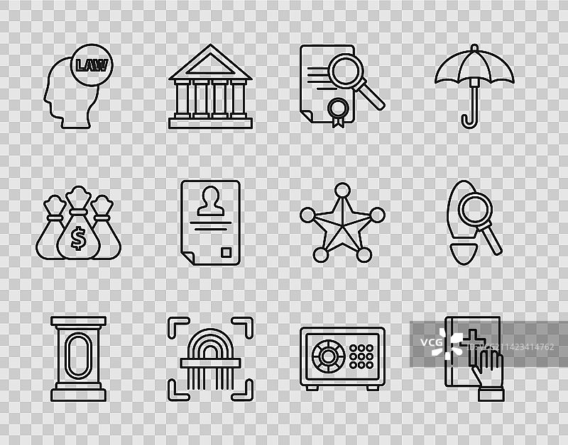 单线条：舞台、讲台或辩论台图片素材