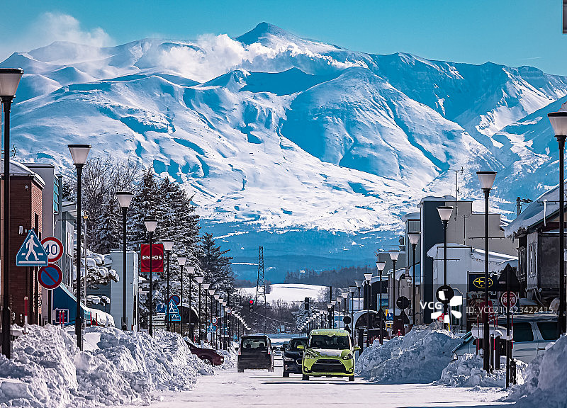 国立公园雪山图片素材