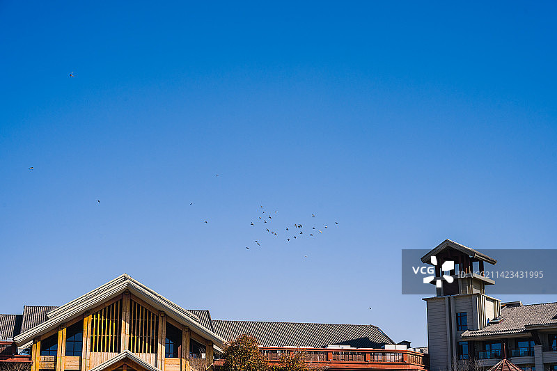 河北省邢台市内丘鹊山湖度假村图片素材